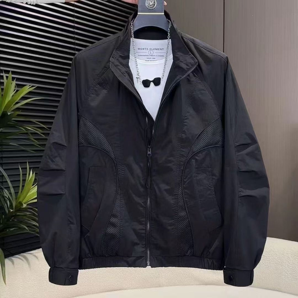 Men's Workwear Stand Collar Casual Jacket