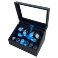 Snake skin pattern PU leather 6 rocking watch storage position mechanical watch automatic rocking watch winding device