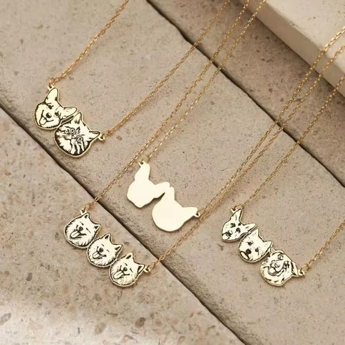 Custom Made, Ships in 5-7 Days Pet Style Necklace