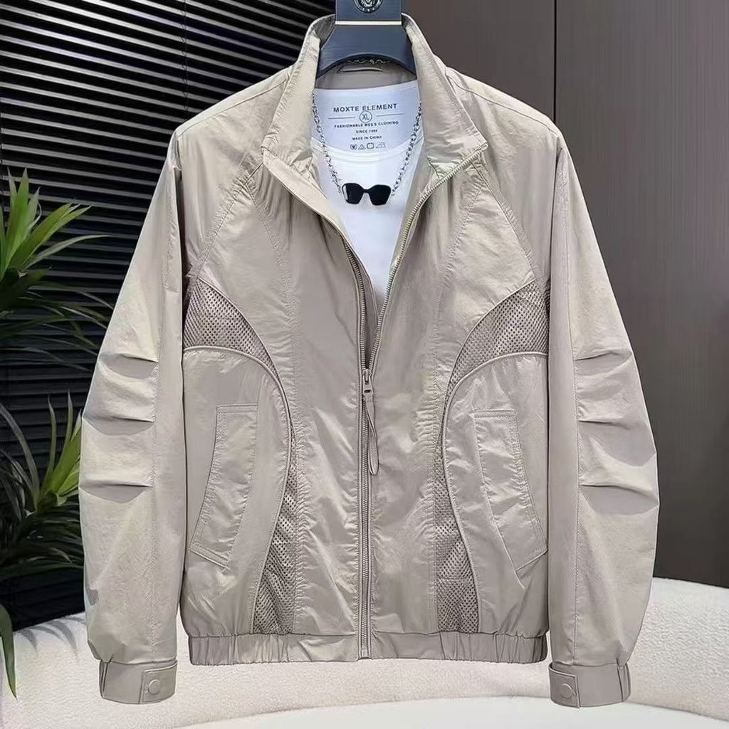 Men's Workwear Stand Collar Casual Jacket