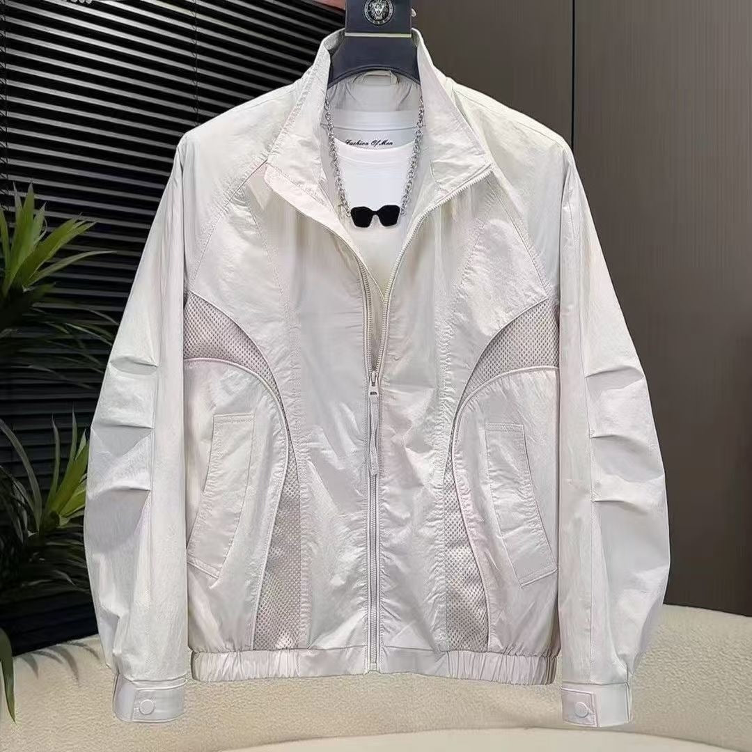 Men's Workwear Stand Collar Casual Jacket